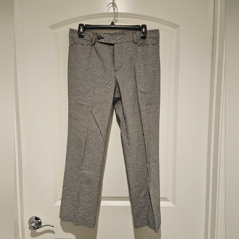 Ralph Lauren Men's Dress Pants in Black & White Microcheck #904
